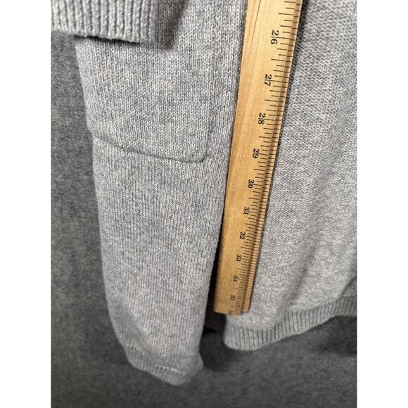Bluenotes Sweater Women Small Gray Cardigan‎ Long Duster Long Sleeve Minimalist - Picture 5 of 7